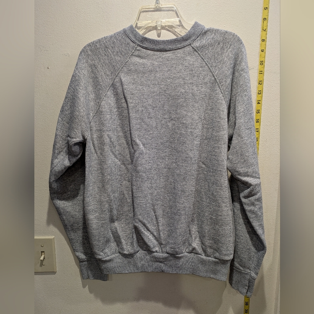Tultex Men's Heather Gray Crewneck Sweater Size Large